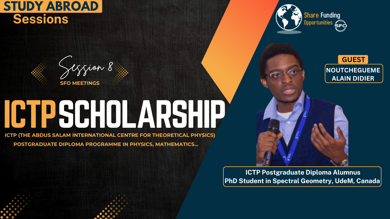 ICTP Scholarship - Alain Didier Noutchegueme